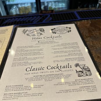 Hop Haus - cocktail menu - Chicken Wings Near Me - Berlin, Connecticut Hop Haus - cocktail menu - Chicken Wings Near Me - Berlin, Connecticut