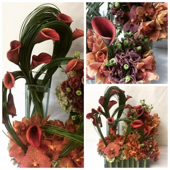 Flower Me Wild LA - "The Symphony" . A collection of rust and orange blooms complimented with textured greens. - Florists Near Me Flower Me Wild LA - "The Symphony" . A collection of rust and orange blooms complimented with textured greens. - Florists Near Me