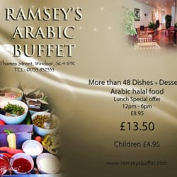 Ramseys Buffet - RAMSEYS BUFFET ARABIC HALAL FOOD 28 DISHES FRESH FROM THE KITCHEN TO YOUR TABLE,IN THE HOT BUFFET 12 DISHES,16 OR MORE SALADS IN