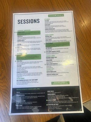 Menu photo 1 Sessions West Coast Deli Irvine, CA Menu photo 1 Sessions West Coast Deli Irvine, CA