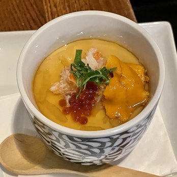 Raisu - Uni Savory Egg Custard - Japanese Near Me - Vancouver, British Columbia Raisu - Uni Savory Egg Custard - Japanese Near Me - Vancouver, British Columbia