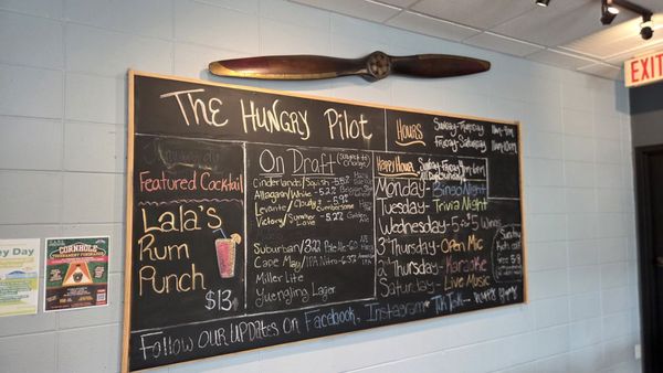 Menu photo 1 The Hungry Pilot Coatesville, PA Menu photo 1 The Hungry Pilot Coatesville, PA