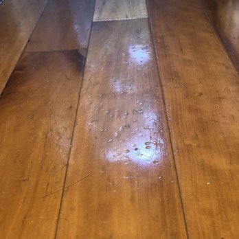 Finish First Floors - Before photo. Dents and dings galore. - Flooring Near Me - Millbury , Massachusetts