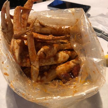 The Boiling Crab - 2 orders of snow crab legs sha bang XXX! With 2 corn, potatoes, sausage link too - Seafood Near Me - Honolulu, Hawaii