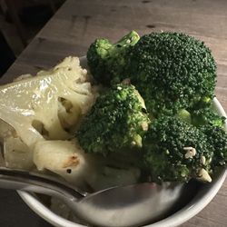 A Hereford Beefstouw - Fried cauliflower and broccoli