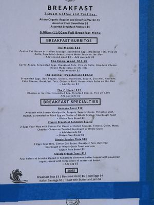 Menu photo 7 Peirano's Beachfront Cafe Ventura, CA Menu photo 7 Peirano's Beachfront Cafe Ventura, CA