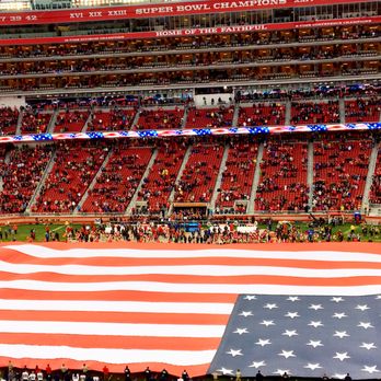 Levi's Stadium - I love how the theme of this game was to honor firefighters & their efforts during the recent fires. Seahawks vs. 49ers 11/26/17 - Stadiums & Arenas Near Me - Santa Clara, California Levi's Stadium - I love how the theme of this game was to honor firefighters & their efforts during the recent fires. Seahawks vs. 49ers 11/26/17 - Stadiums & Arenas Near Me - Santa Clara, California