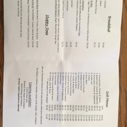 Lenny & Johns Subs - Menu