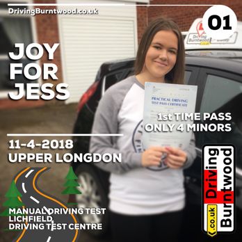 Driving Burntwood - Passed in Lichfield from Burntwood - Driving Schools Near Me - Cannock, STS