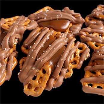 Betsy Ann Chocolates - Sea Salt Caramel Pretzels - Candy Stores Near Me - Pittsburgh, Pennsylvania