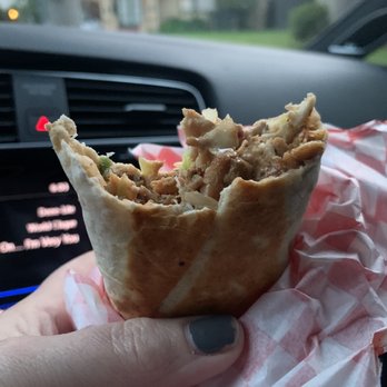 Shawarmaji - Chicken pear slaw black garlic wrap - a special crossover with Fowl+Fare - Middle Eastern Near Me - Oakland, California Shawarmaji - Chicken pear slaw black garlic wrap - a special crossover with Fowl+Fare - Middle Eastern Near Me - Oakland, California