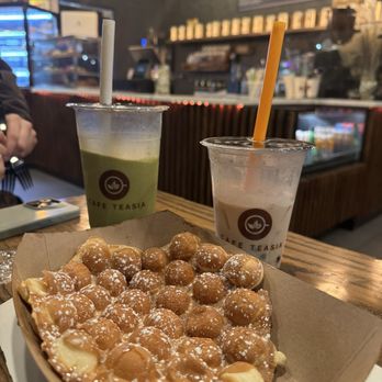 Cafe Teasia - Matcha frozen bubble tea, iced Milk Bubble Tea, Bubble Waffle - Coffee & Tea Near Me - River Edge, New Jersey