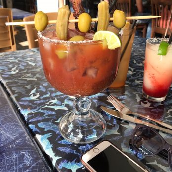 Doc's Seafood & Steaks - 32oz Bloody Mary to Share - Seafood Near Me - Corpus Christi, Texas