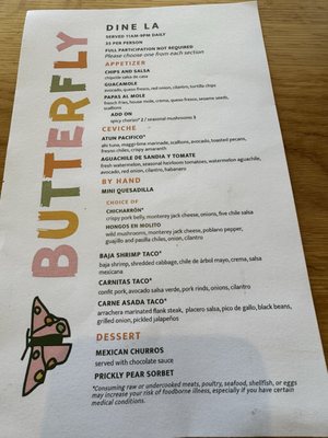 Menu photo 6 Butterfly Culver City, CA Menu photo 6 Butterfly Culver City, CA