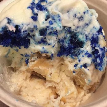 Ample Hills Creamery - 20/20 is the blue one, baklava on the bottom - Ice Cream & Frozen Yogurt Near Me - Astoria, New York Ample Hills Creamery - 20/20 is the blue one, baklava on the bottom - Ice Cream & Frozen Yogurt Near Me - Astoria, New York