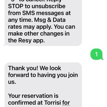 Torrisi - Reservation confirmation and cancellation - Italian Near Me - New York, New York Torrisi - Reservation confirmation and cancellation - Italian Near Me - New York, New York