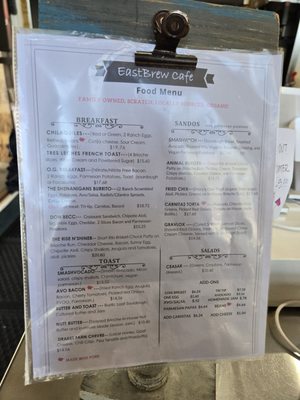 Menu photo 1 EastBrew Cafe and Bakery Eastvale, CA Menu photo 1 EastBrew Cafe and Bakery Eastvale, CA