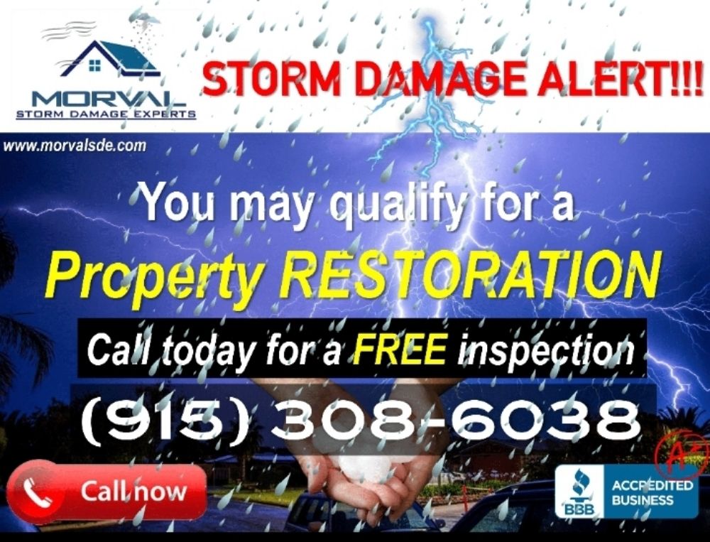 Slide of Morval Storm Damage Experts