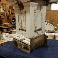 Chapman Lumber - Old Column Before
