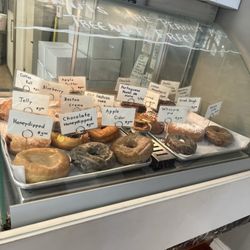 Somebody's Place - Donut case with available donuts