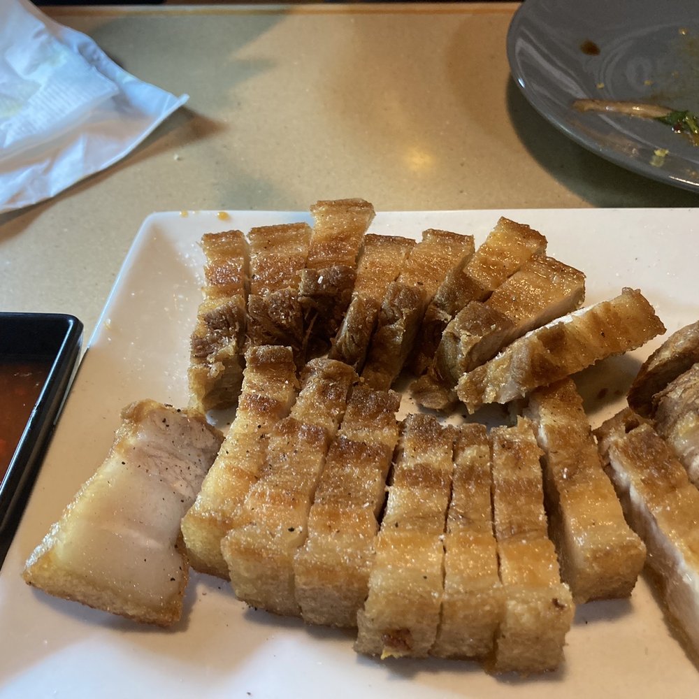 Coconut Cafe - Fried pork belly - Laotian Near Me - Merced, California