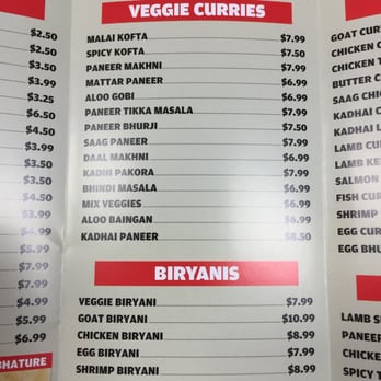 Taj-e Chaat - Menu - Indian Near Me - Fremont, California