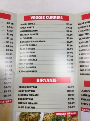 Menu photo 6 Taj-e Chaat Fremont, CA