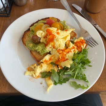 Main Kitchen Cafe - Smashed Avocado Toast - New American Near Me - Granada Hills, California
