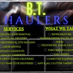 BT Haulers - BT Haulers-Services We Provide