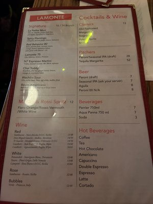 Menu photo 7 Lamonte Brooklyn, NY