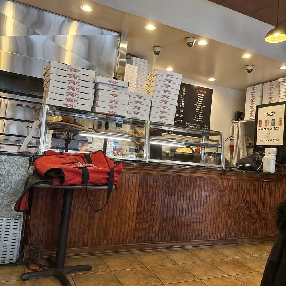 Gotham Pizza - Main counter - Pizza Near Me - New York, New York Gotham Pizza - Main counter - Pizza Near Me - New York, New York