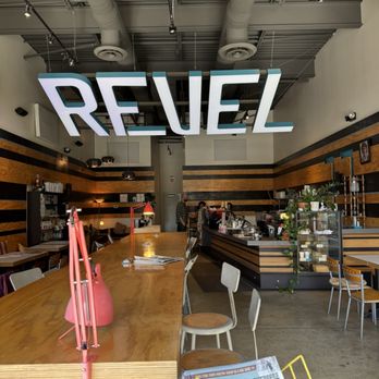 Revel 77 Coffee - Inside - cool interior design - Coffee & Tea Near Me - Spokane, Washington
