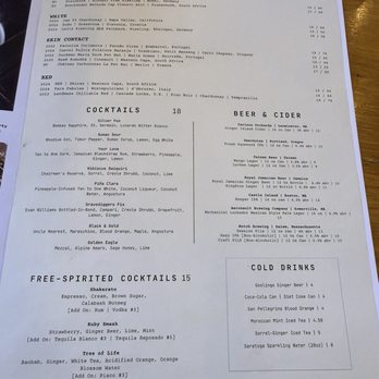 Comfort Kitchen - Drink menu - Comfort Food Near Me - Dorchester, Massachusetts