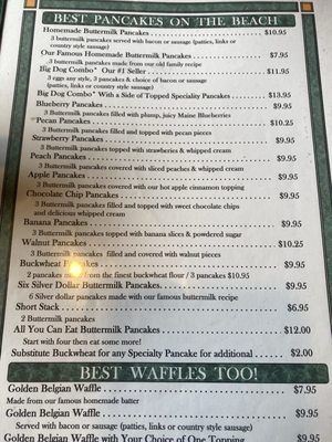 Menu photo 2 Golden Griddle Pancake House North Myrtle Beach, SC