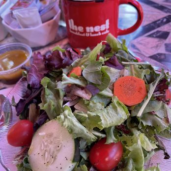 The Nest - Side salad and coffee - Breakfast & Brunch Near Me - Atascadero, California The Nest - Side salad and coffee - Breakfast & Brunch Near Me - Atascadero, California