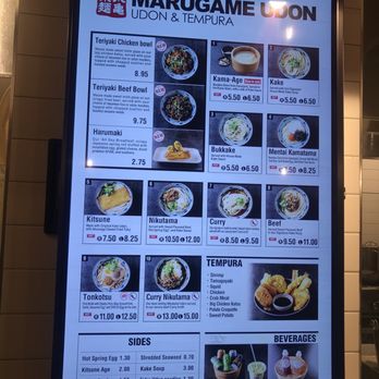 Marugame Udon - Menu 11/5/2020 - Japanese Near Me - Costa Mesa, California Marugame Udon - Menu 11/5/2020 - Japanese Near Me - Costa Mesa, California