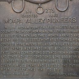 Pioneer history plaque Pioneer history plaque