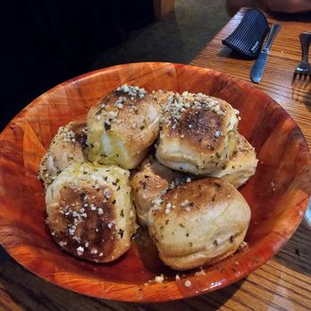 Esposito’s Italian - Bread from heaven - Be sure to scoop up what is beneath them.  Delish olive oil sauce. - Italian Near Me - Tampa, Florida