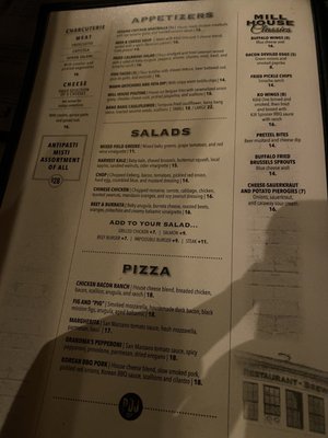 Menu photo 8 Mill House Brewing Company Poughkeepsie, NY