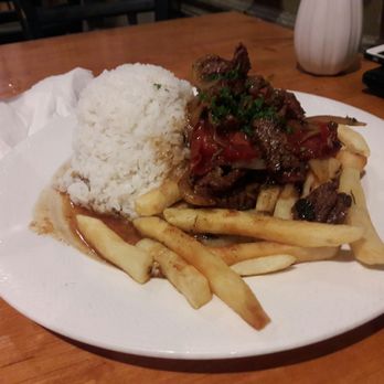 The Nibbler - Lomo saltado (sauteed beef flank) - Peruvian Near Me - Gaithersburg, Maryland