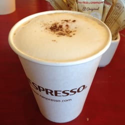 Buñuelo Capuccino - Great coffee to keep the engine going..LOL!