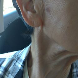 Dyed face and then denied they did this. Review story below