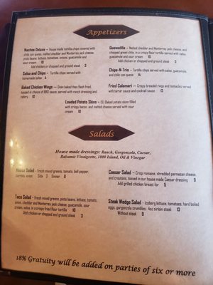 Menu photo 4 Casa De Valdez Taos, NM