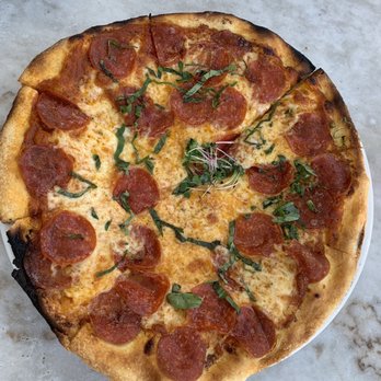 Ruggles Black - Pepperoni Pizza - New American Near Me - Houston, Texas Ruggles Black - Pepperoni Pizza - New American Near Me - Houston, Texas