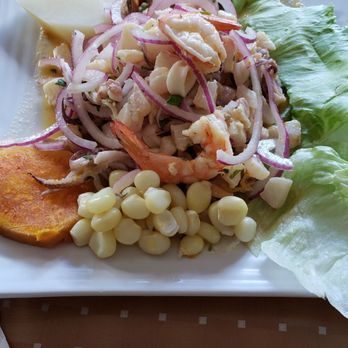 Machupicchu Restaurant - Ceviche Mixto - Peruvian Near Me - Providence, Rhode Island