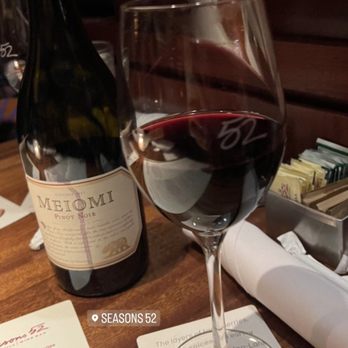 Seasons 52 - Naomi, Pinot Noir - New American Near Me - Princeton, New Jersey Seasons 52 - Naomi, Pinot Noir - New American Near Me - Princeton, New Jersey