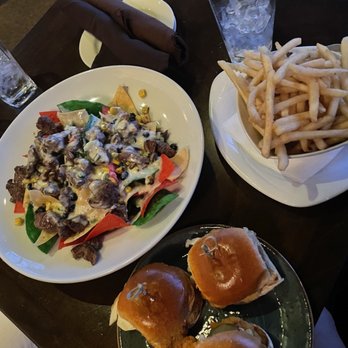 West Restaurant & Lounge - Nachos, fries, and fried chicken sliders - New American Near Me - Los Angeles, California