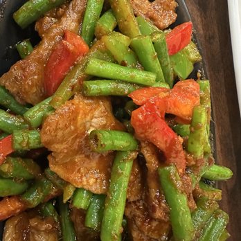 Bangkok Siam - F4. Pad Prik Khing(Red Curry Stir Fired) - Soup Near Me - Denver, Colorado