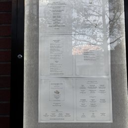 Menu offerings