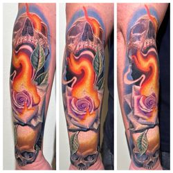 eight thirty eight Tattoo - Finished product!
